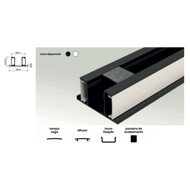 Perfil Linear Soprepor Especial Arandella