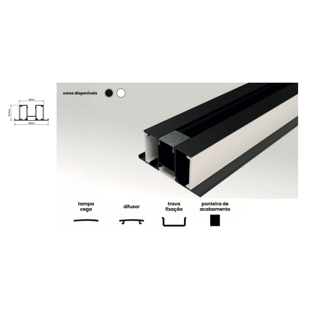 Perfil Linear Soprepor Especial Hunther S