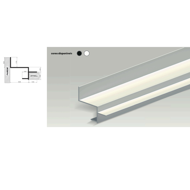 Perfil Linear Soprepor Especial Tabica