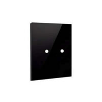Placa com 2 Furo Tok Glass - 4x4